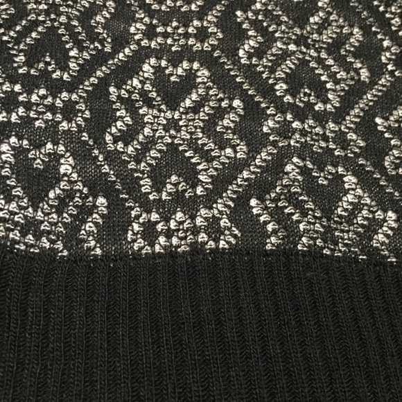 ABSOLUTELY black and white pattern cardigan small - Picture 5 of 8